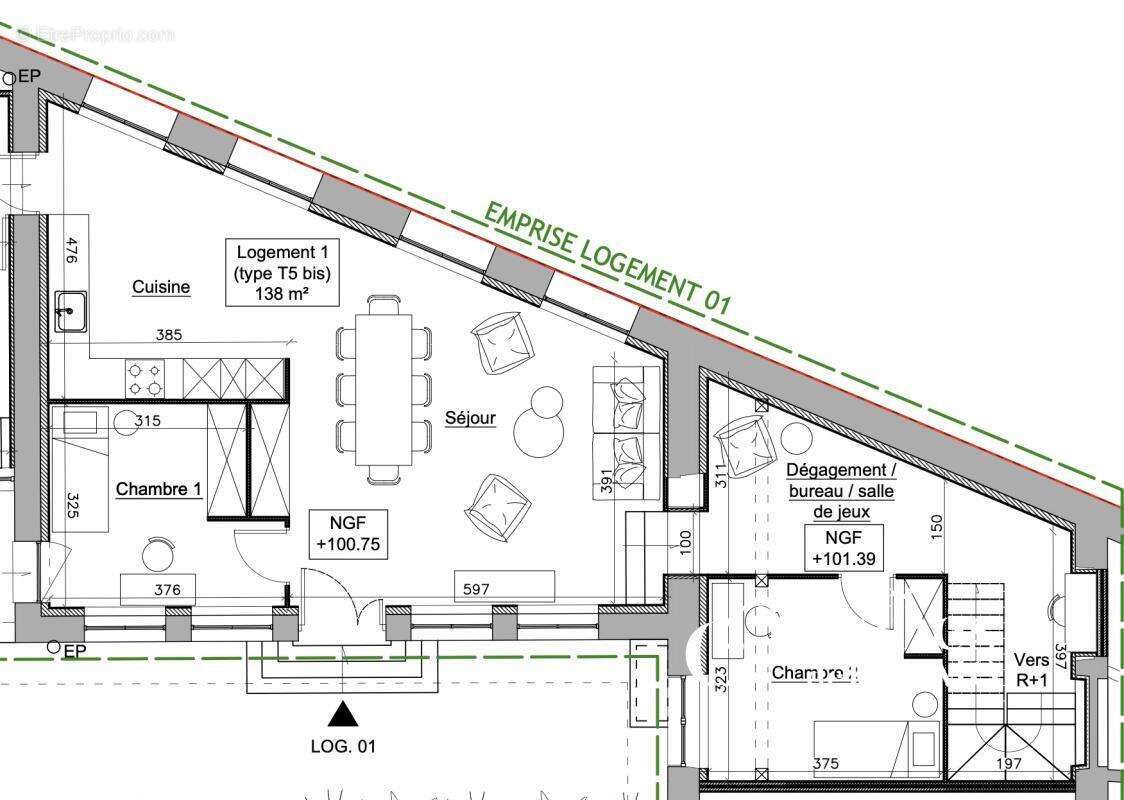 Appartement à CRAPONNE