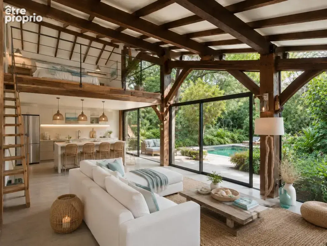 Maison 50m² à aménager + jardin 313m² TAUSSAT LES BAINS 185 000€ - photo 2