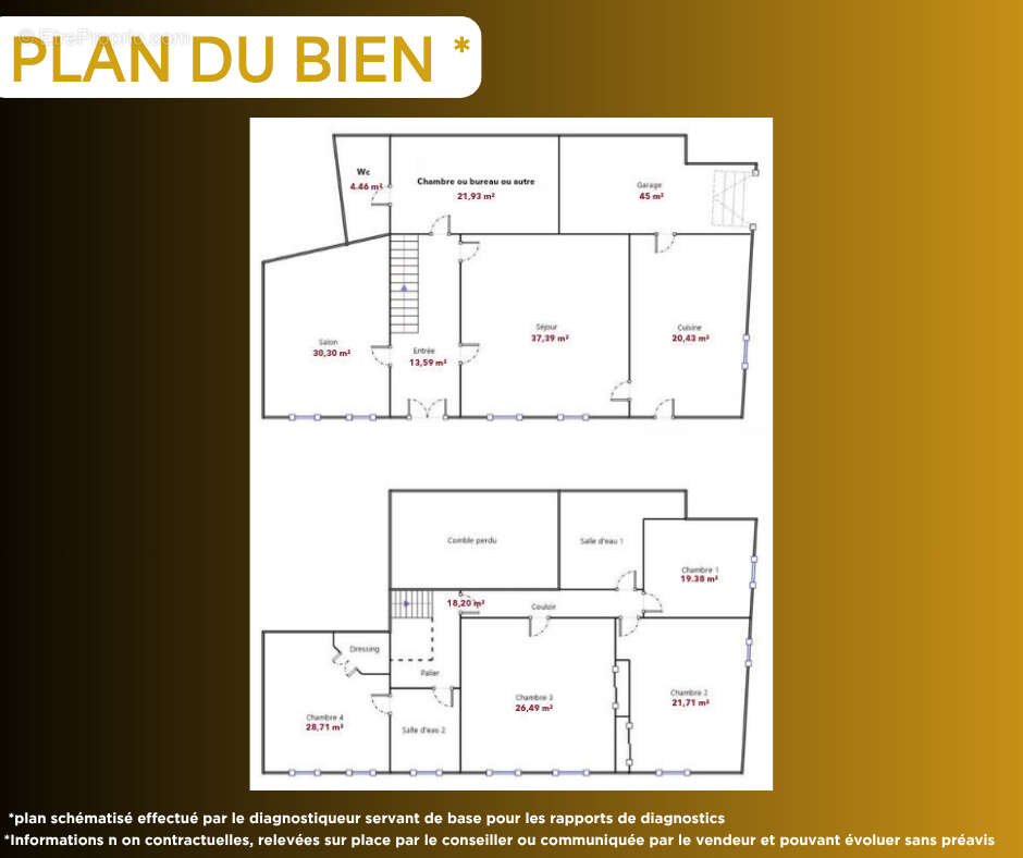 Maison Lonzac 7 pièce(s) 258 m2 - photo 18