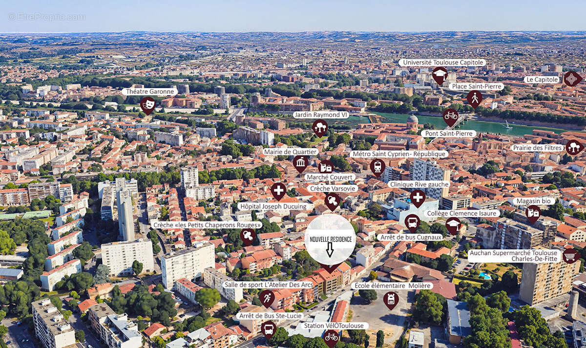 Appartement à TOULOUSE