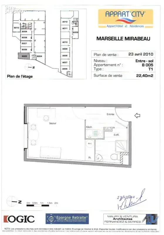 Spécial investisseur - T1 meublé et parking en sous-sol en résidence d'affaire - photo 4