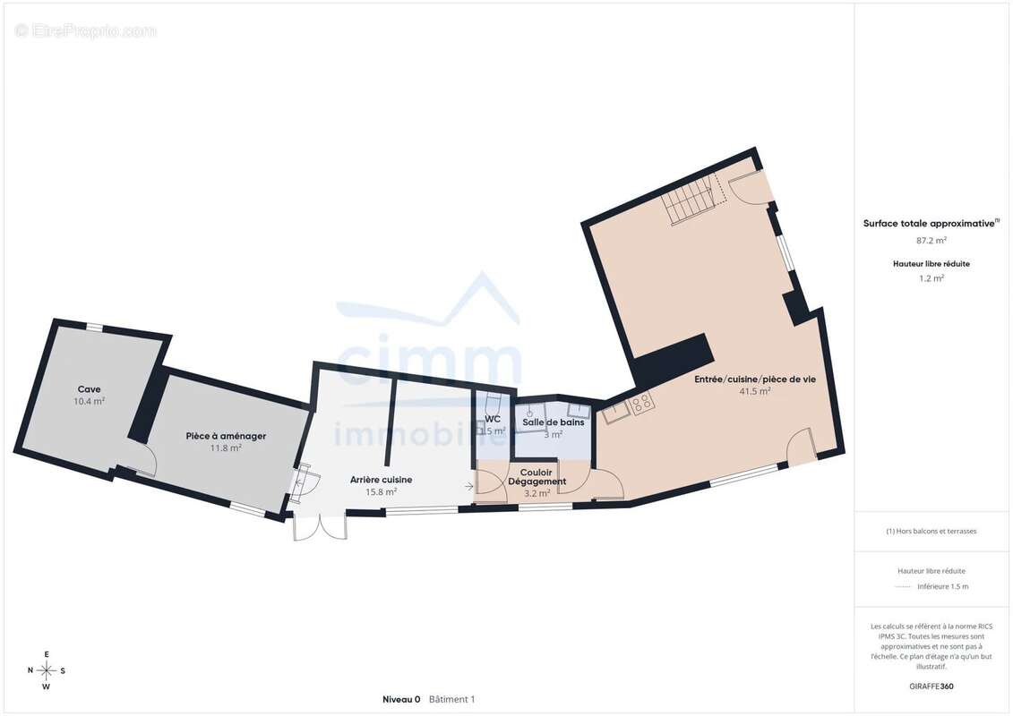Maison de 69 m² sur un terrain de 548 m² - photo 3