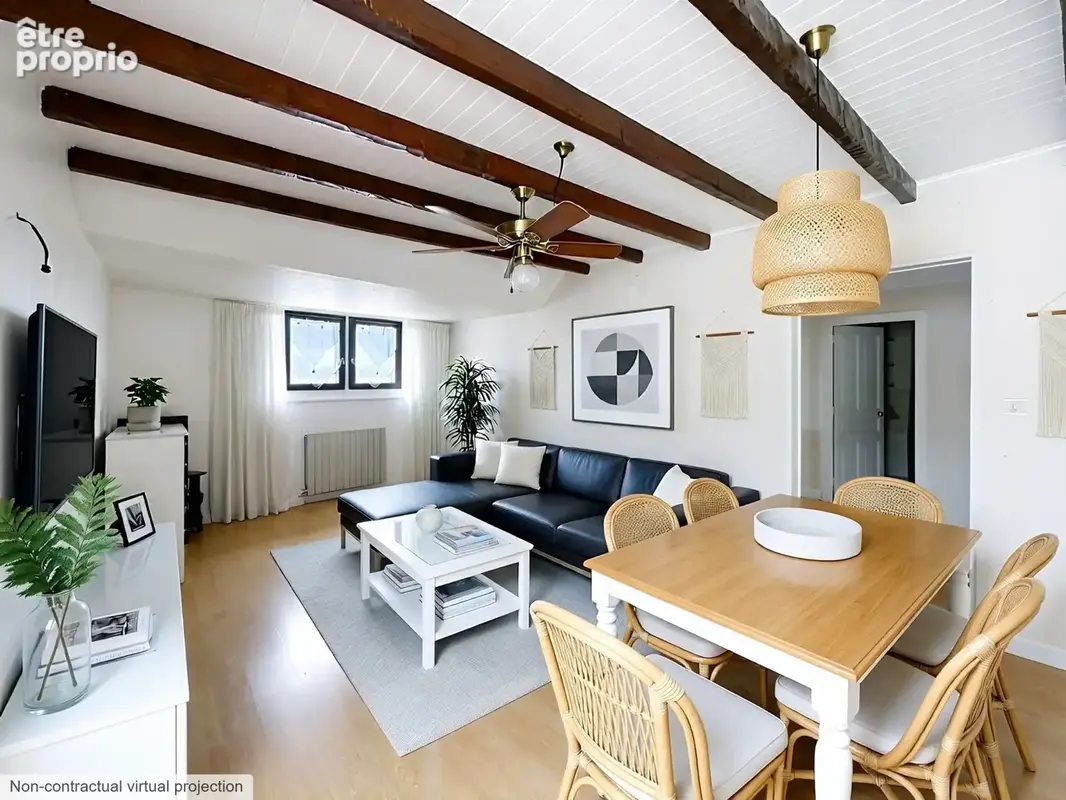 Appartement 3 pièces 73 m² · à Saint-Alban-Leysse · 73,1 m² · 154 500 €