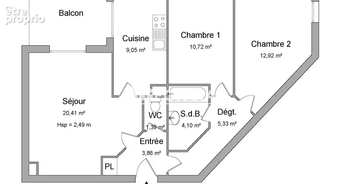 Strasbourg koenigshoffen - appartement 3p 69m² - photo 8