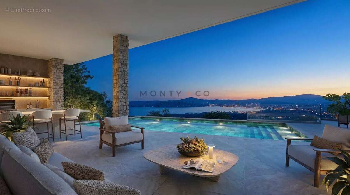 Vente villa 5 chambres vue mer dans un domaine privé a Grimaud - photo 4