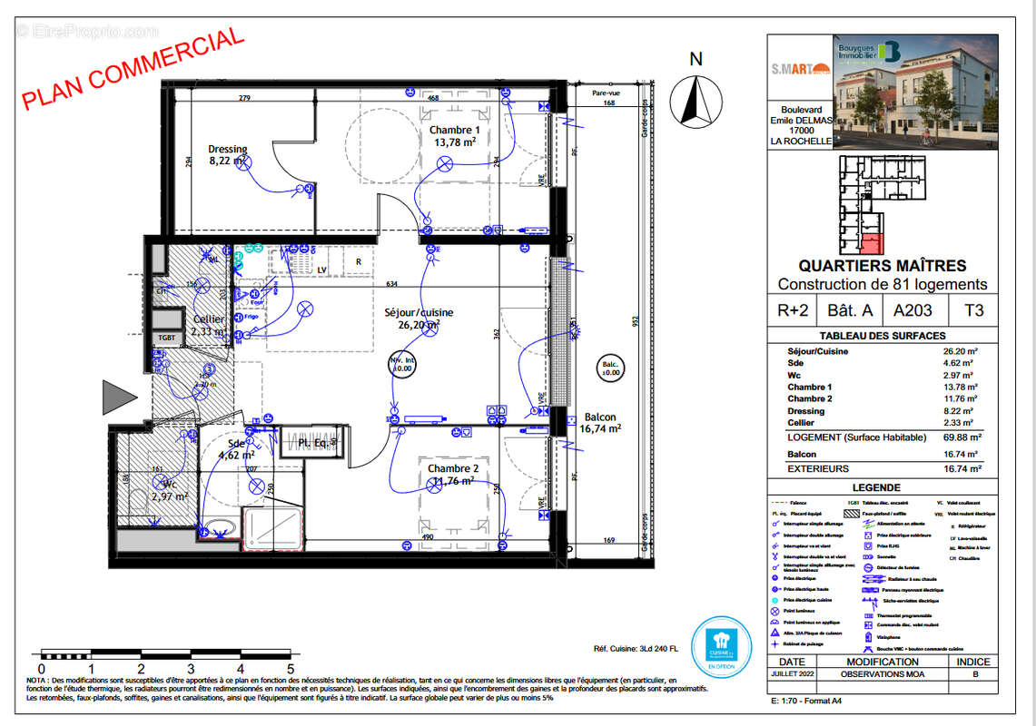 Appartement à LA ROCHELLE