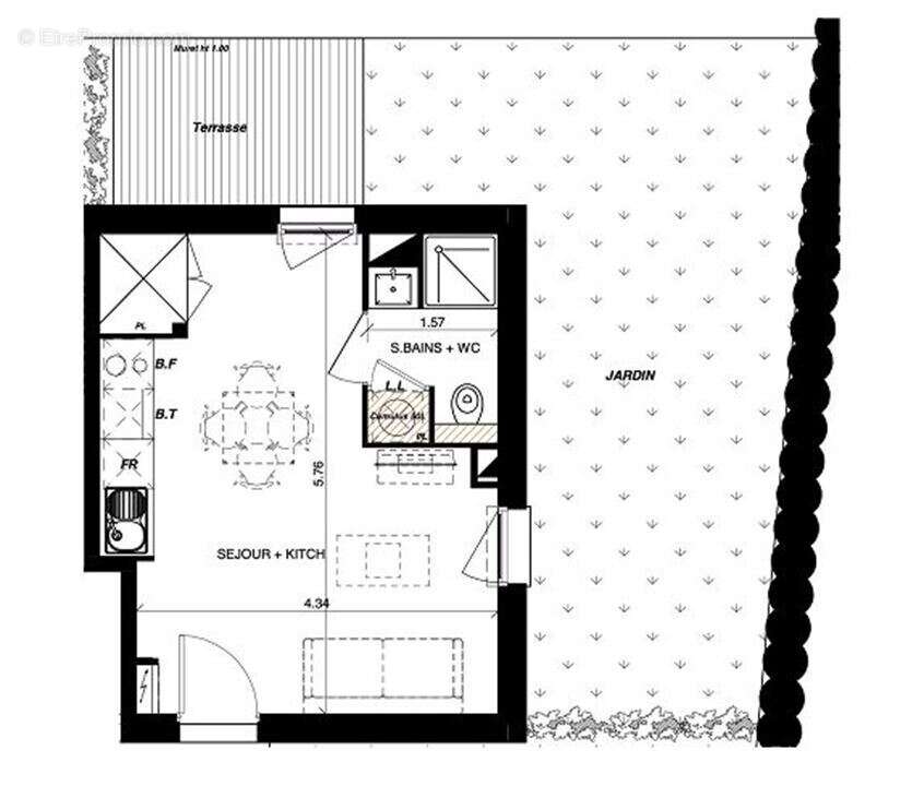 Appartement 22 m² à Toulouse  - photo 8