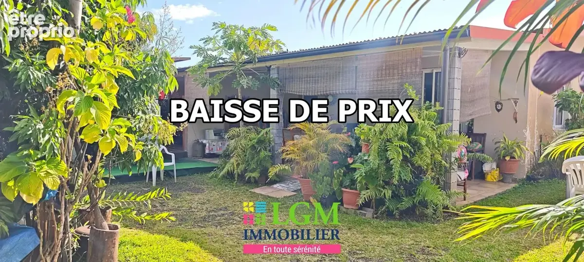 BAISSE DE PRIX / ligne des bambous, St-Pierre : maison 91m2 pour 1er achat ou investisseur - photo 1