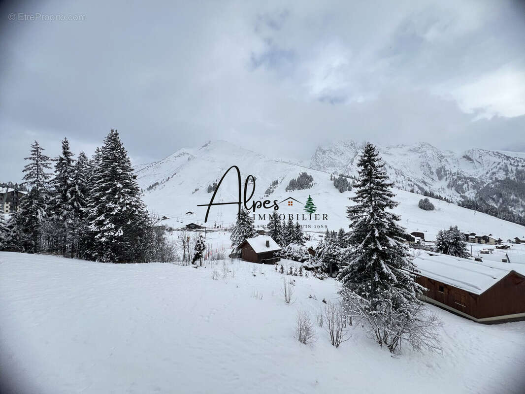 La vue depuis le balcon - Appartement à MANIGOD