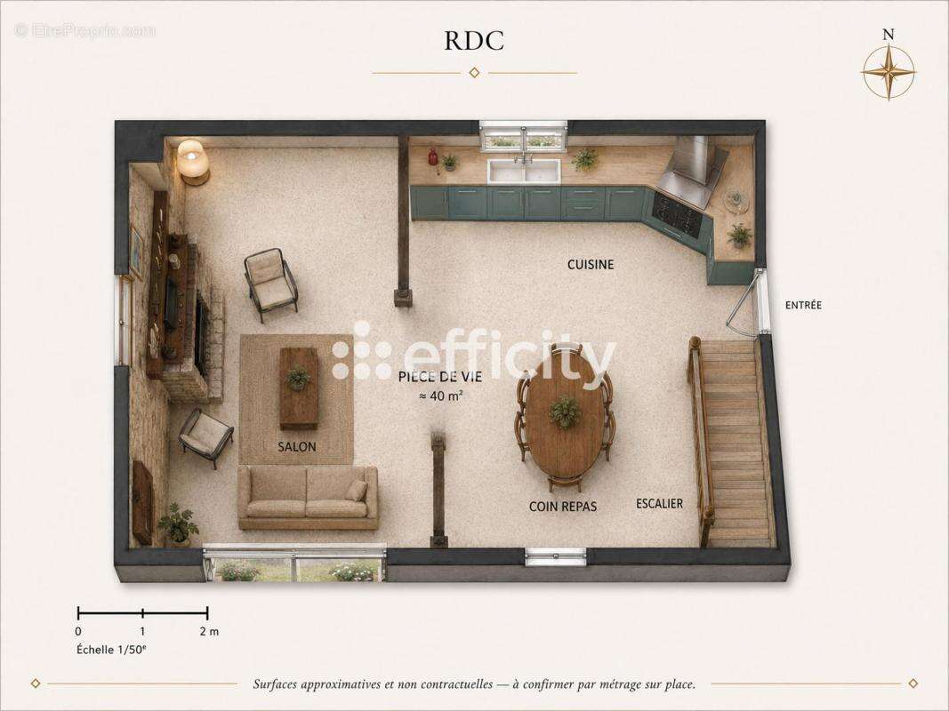 Maison 80 m² à Belabre  - photo 13