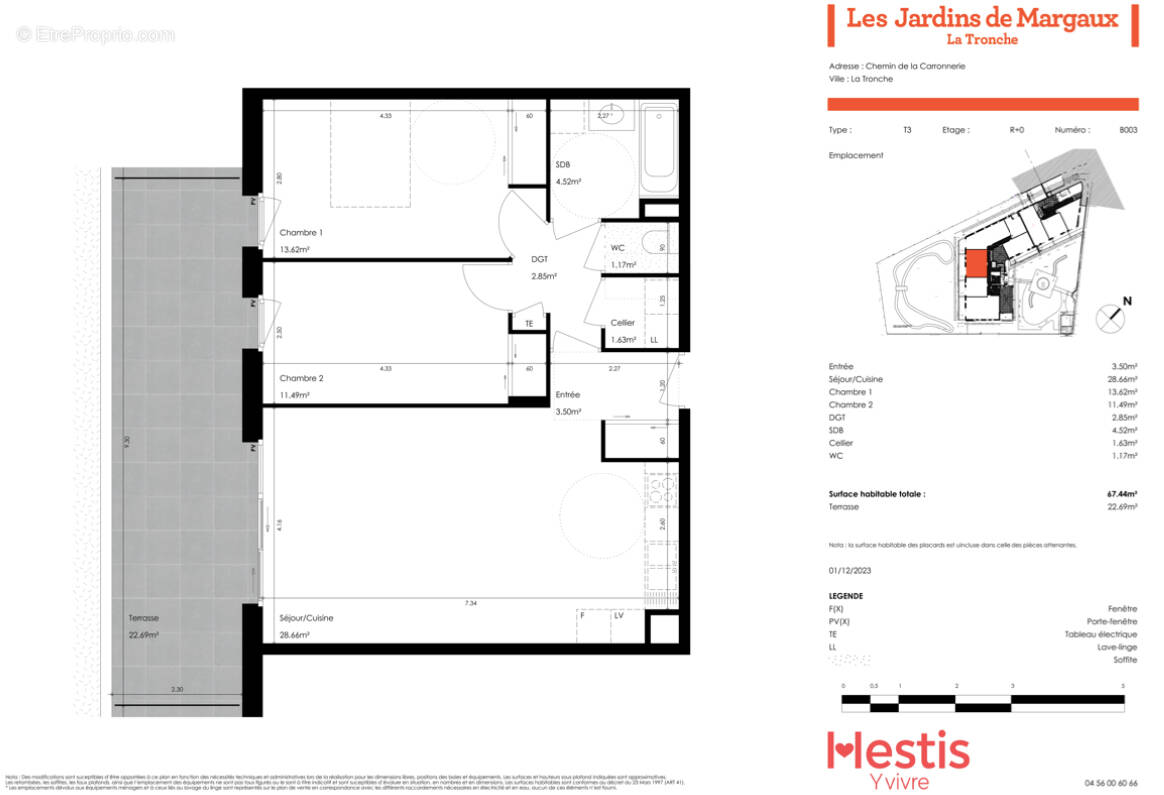 Appartement à LA TRONCHE