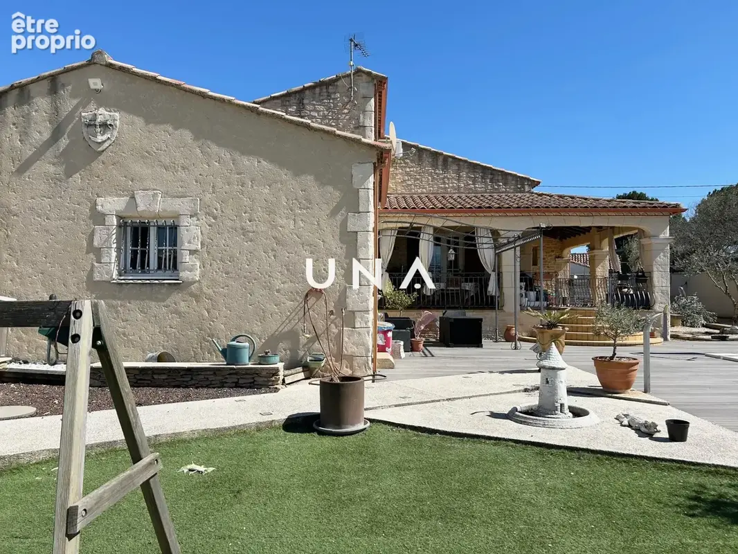 Grande maison avec jardin et piscine a 4 km  d'uzes - photo 4
