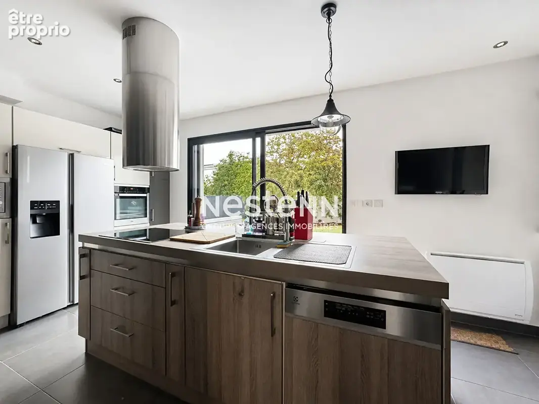 Gouvieux centre, maison d'architecte-toit plat 135 m² habitables -jardin - photo 8
