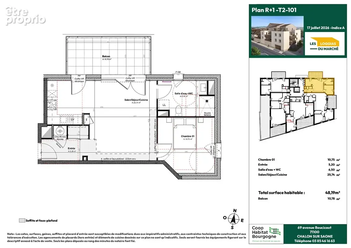 Appartement à GUEUGNON