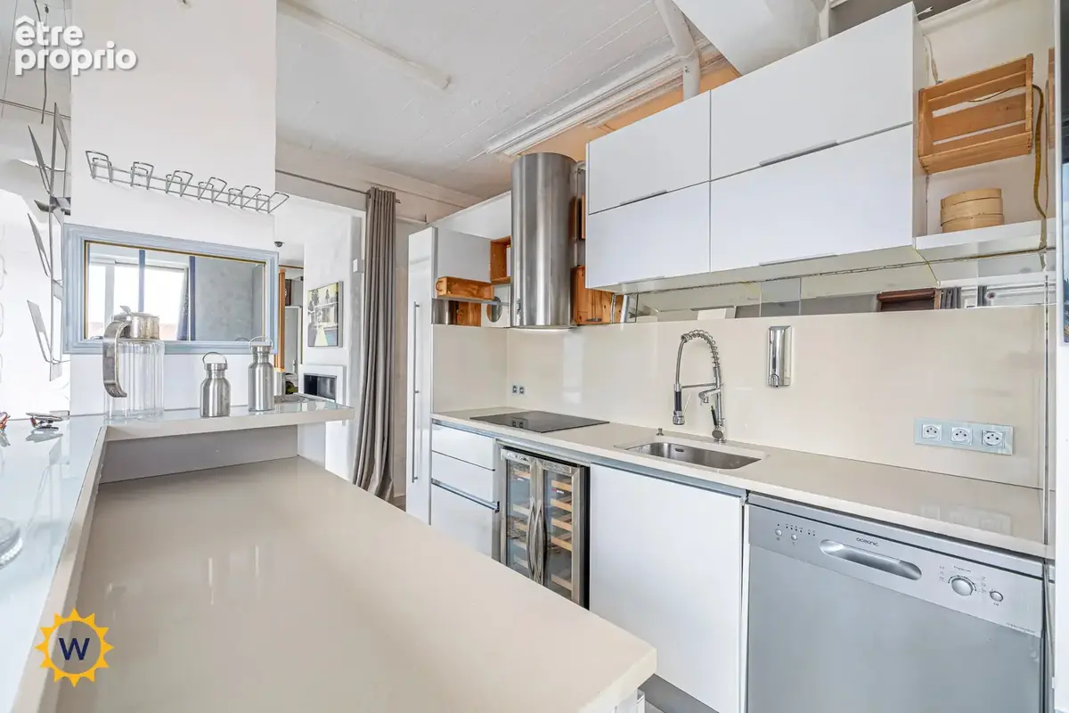 Rare T2 esprit loft de 51,30 m² avec terrasse plein ciel de 35 m² et vue panoramique sur Nice et ses collines - photo 6