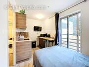 Studio_Annemasse_Genève_Ceva_tramway_Suisse_investissement_hyper_centre_Séjour_cuisine_ - Appartement à ANNEMASSE