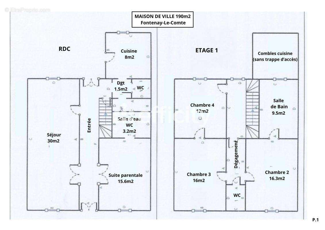 Maison à FONTENAY-LE-COMTE