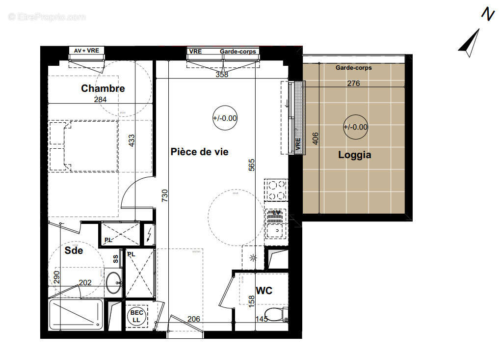 Appartement à MONTAIGU