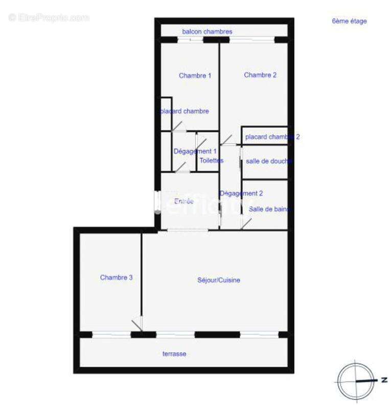 Appartement à MARSEILLE-8E