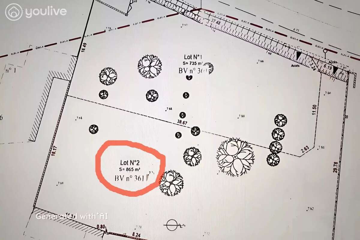 Terrain à LES SABLES-D&#039;OLONNE