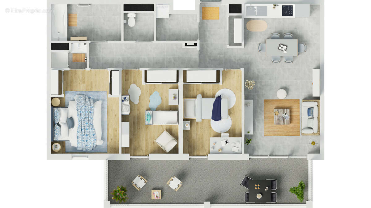 Appartement 84m² à bayonne - photo 2