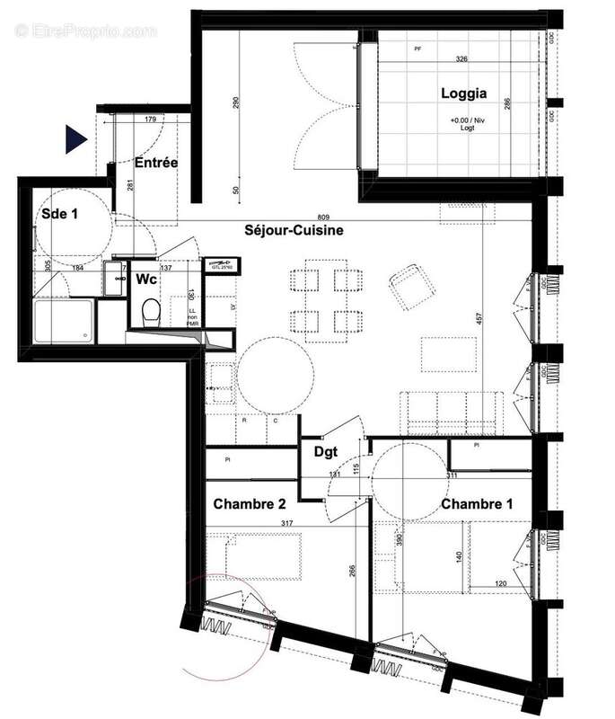 Appartement à BORDEAUX