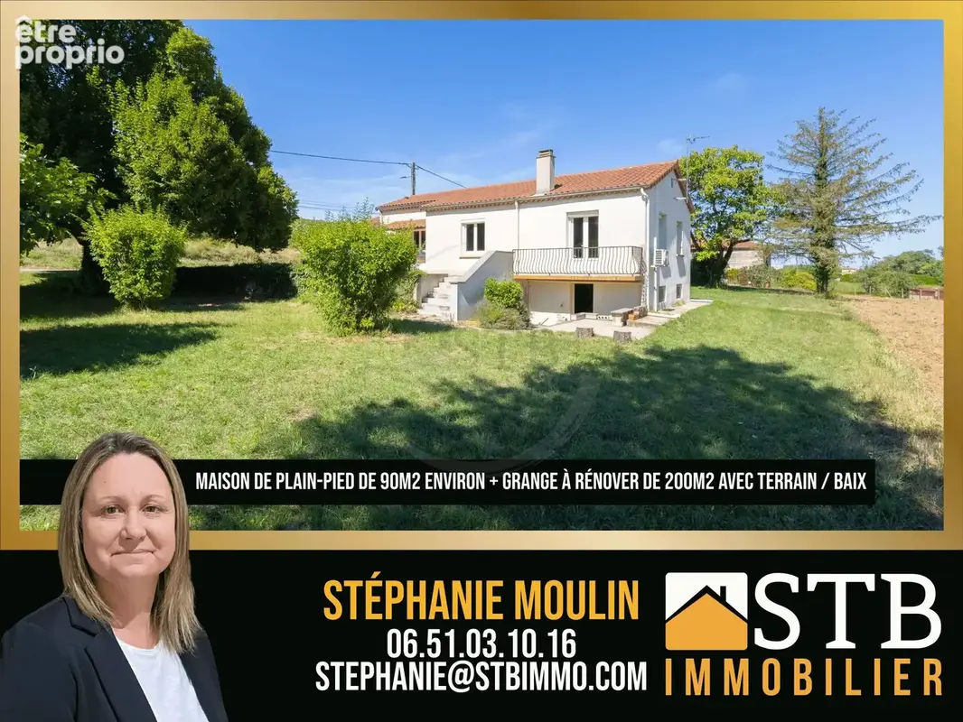 Photo Maison à Baix au prix de 329 000€