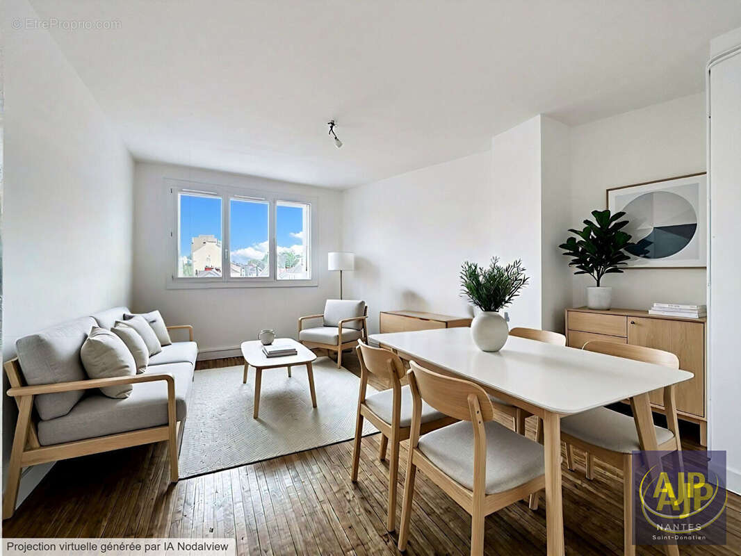 Nantes - saint donatien - appartement t3 a vendre. - photo 2
