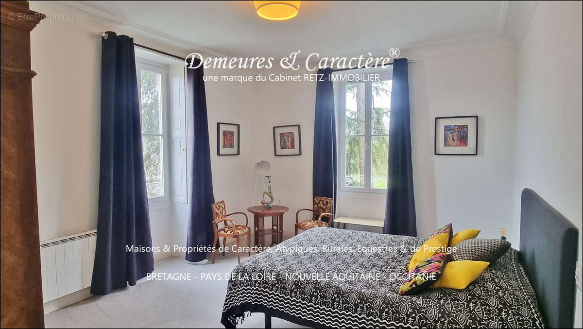 Grande demeure bourgeoise centre bourg, dépendances, accès rivière - photo 22