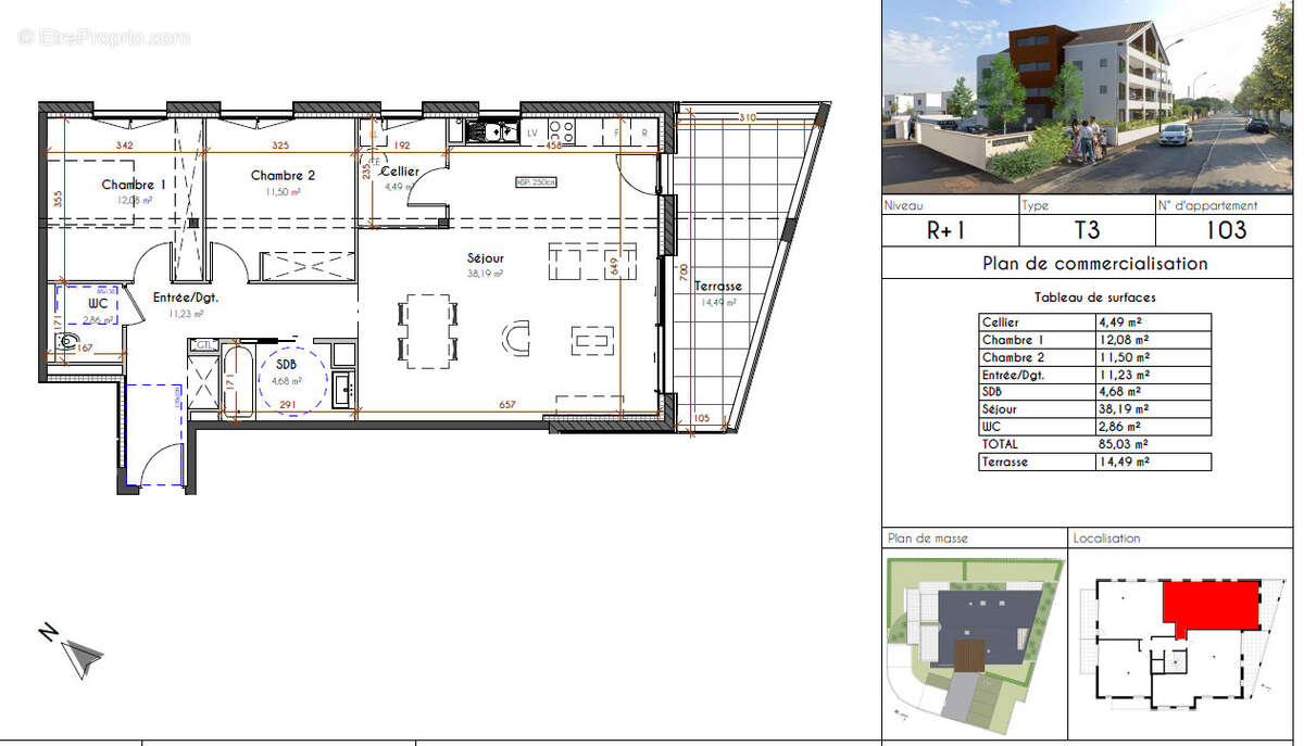 Petite résidence de charme de 12 appartements vendus neufs , été 2027, quartier calme et résidentiel - photo 7