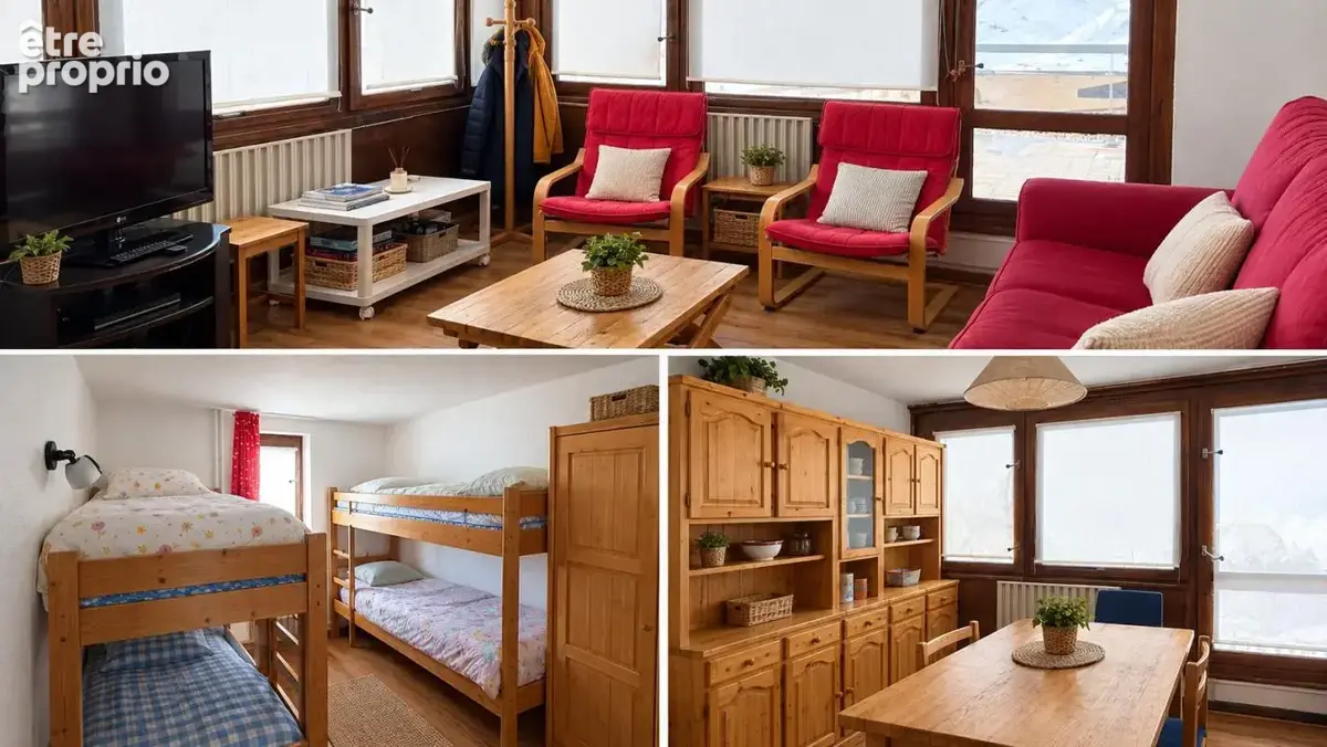  La Mongie – 3 chambres, grande terrasse & vue exceptionnelle sur les pistes - photo 1