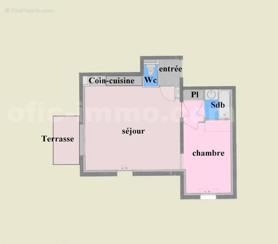plan - Appartement à SARZEAU
