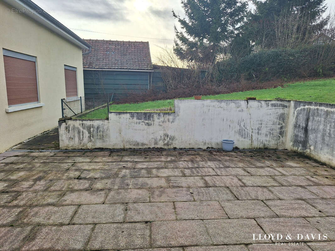 la terrasse avant - Maison à GOURCHELLES