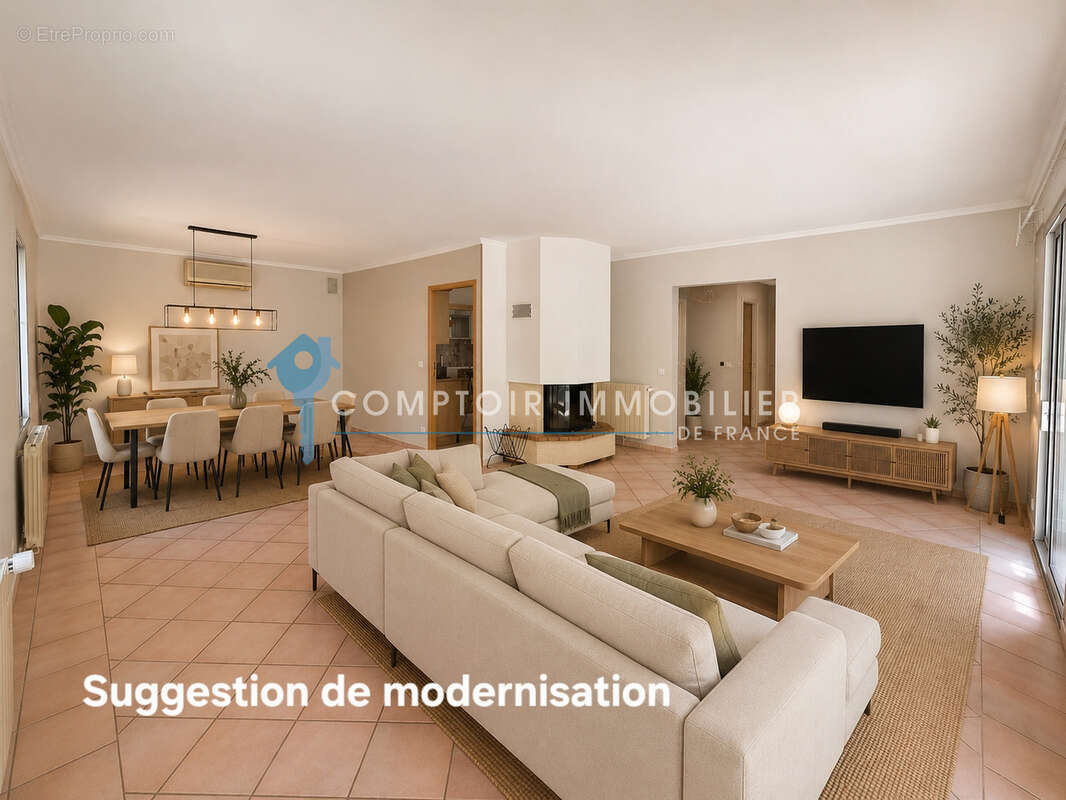 Dépt Hérault (34) -Aniane - À vendre - Villa T4/T5 avec terrasses, piscine, garage, sous-sol, parcelle de 1800 - photo 8