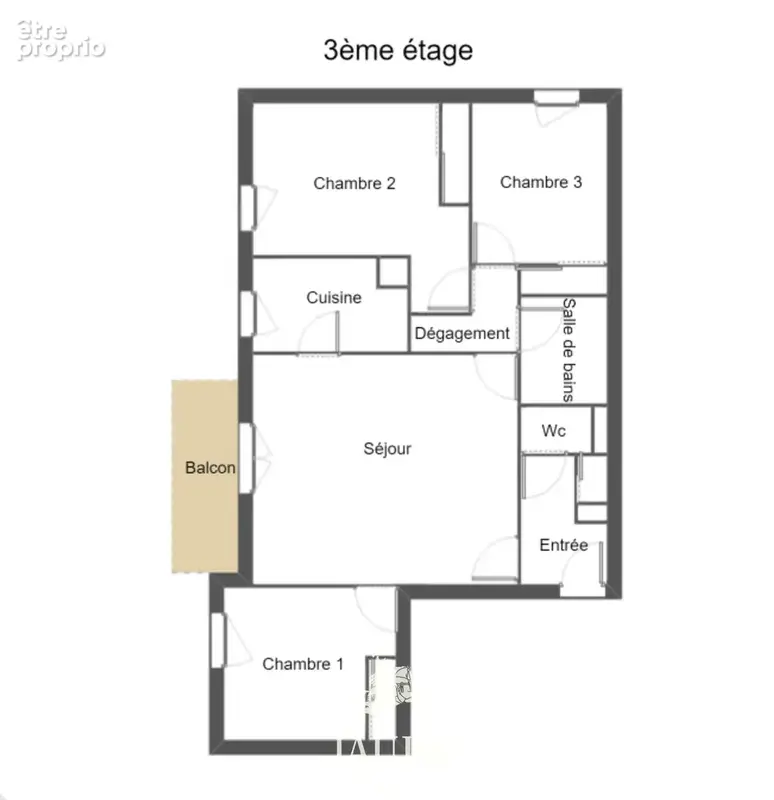 Appartement T4 de 74,11 m2 avec balcon et parking à Aubière - photo 17
