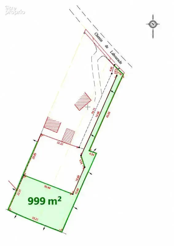 Grazac (31) – terrain de 999 m² au calme, en fond d’impasse  - photo 6