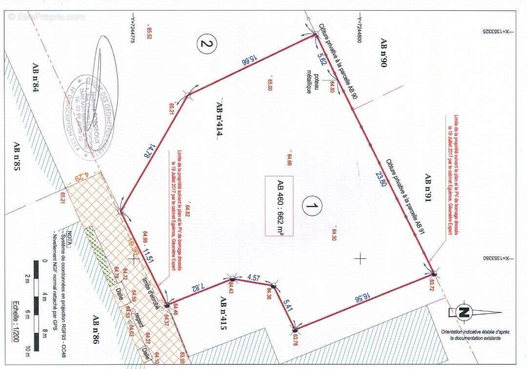 Terrain à MONTREUIL-SUR-ILLE