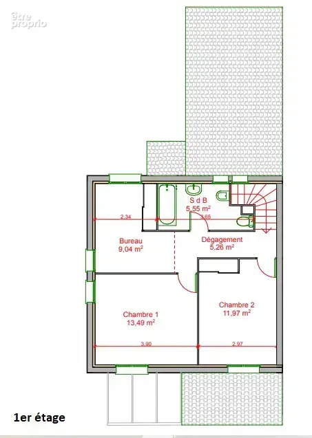 Toulouse Barrière de Paris- Maison T3/T4 avec jardinet, terrasse, garage et stationnement privatif - photo 21