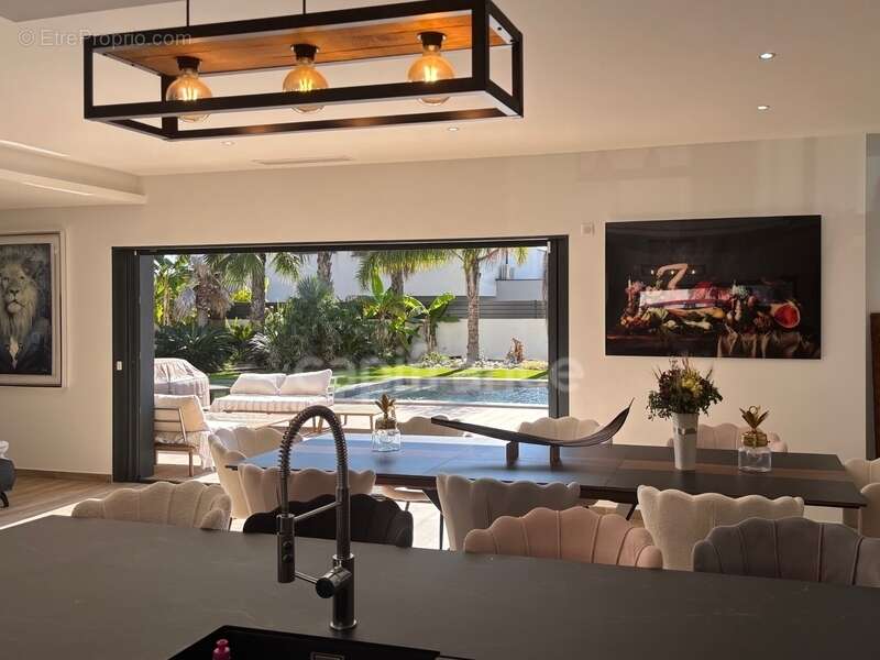Grau d'agde(34) a vendre villa contemporaine p6, prestations haut de gamme, proche mer, secteur calme - photo 4