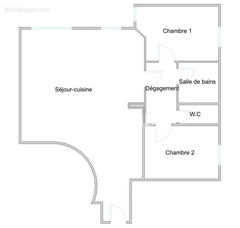 Appartement à PARIS-20E