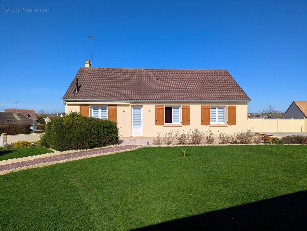 façade avant - Maison à ISIGNY-SUR-MER