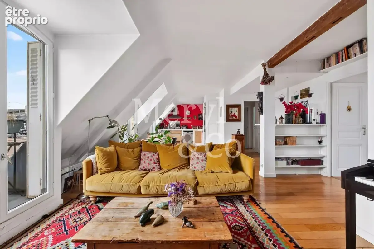 Notre-Dame-de-Lorette / rue des Martyrs - Appartement en dernier étage 3 pièces de 73,38 m² avec balcons et vue dégagée sur le S - photo 3