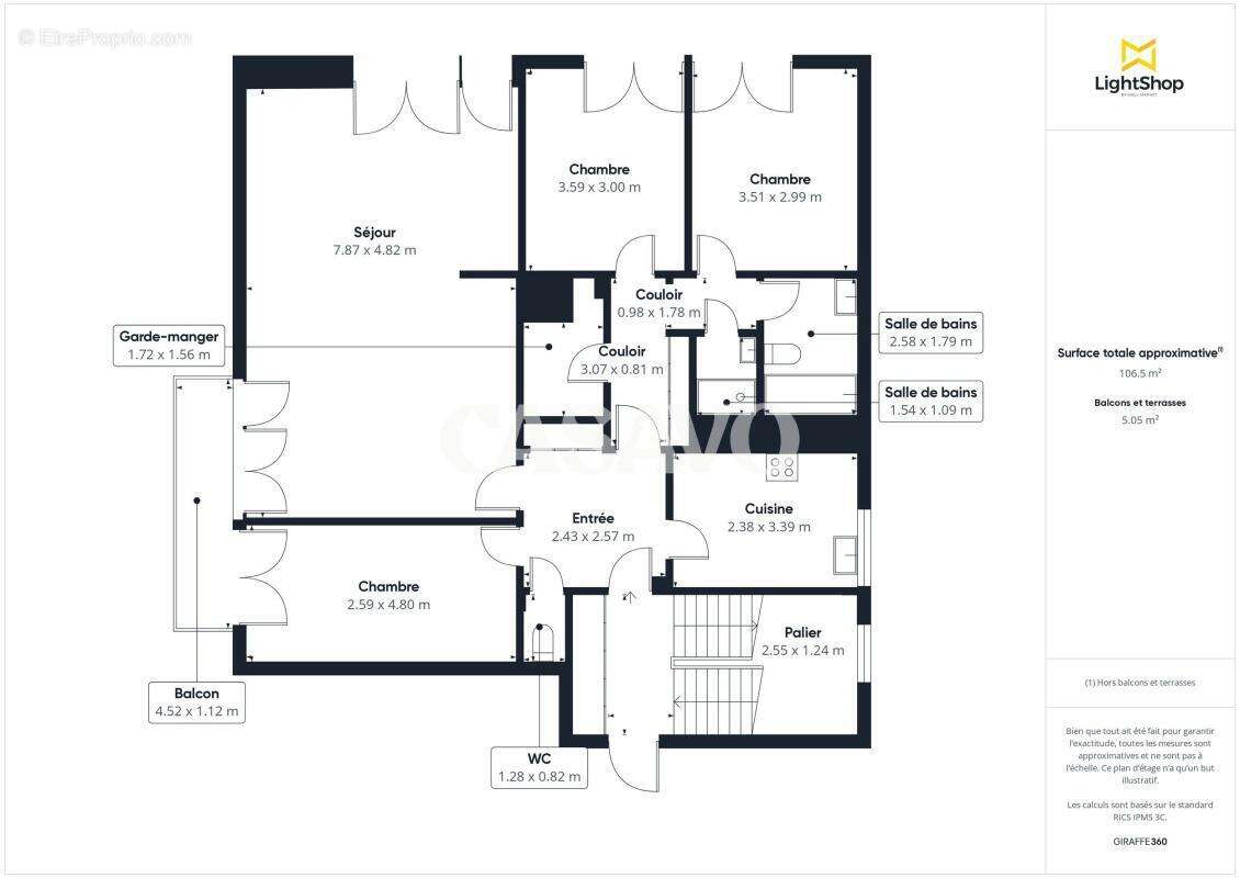 Appartement à SAINT-CLOUD