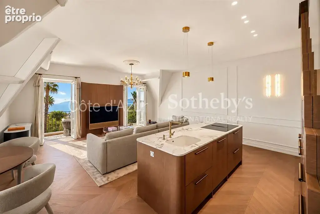 Cannes Californie, appartement en duplex rénové avec vue panoramique sur la Méditerranée - photo 8