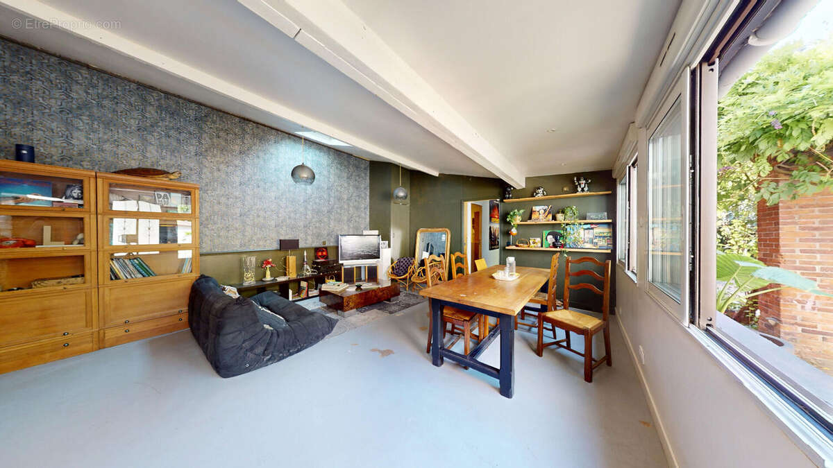 Triangle d'or - eglise de pantin  rare & atypique  loft sur jardin   lumineux  4-5 pieces  100 m² carrez - 130 m² habitable - photo 7