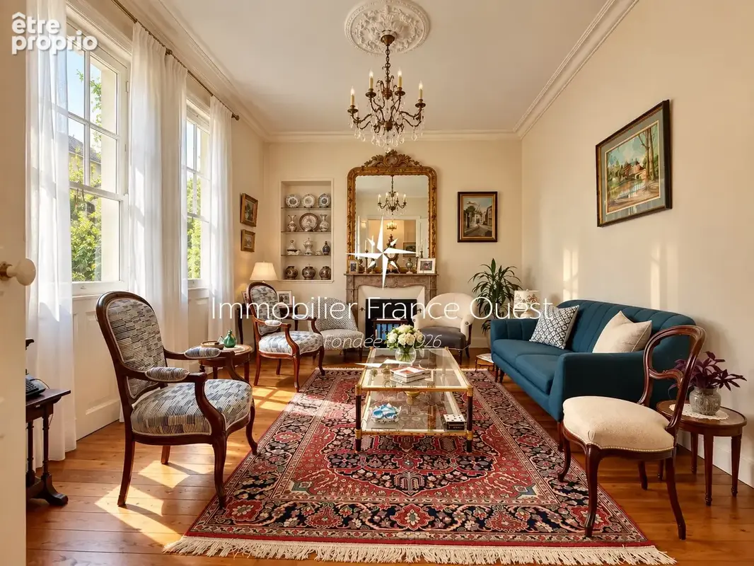 Maison bourgeoise avec magnifique jardin et accès rivière privé - photo 2