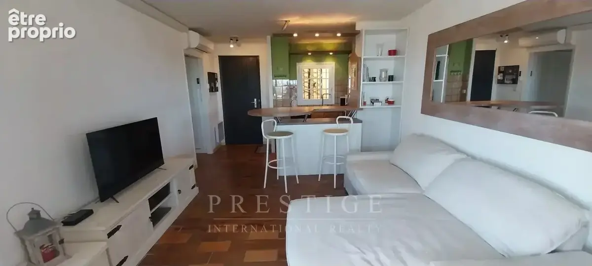 Super Cannes: 3P  56m² + terrasse 17m², vue mer, parking et piscine - photo 4