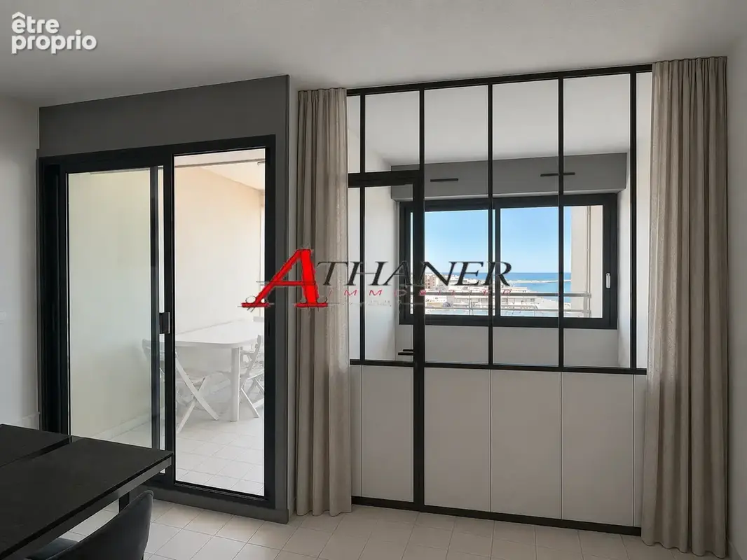 Grand studio rénové - terrasse  - vue mer - photo 8