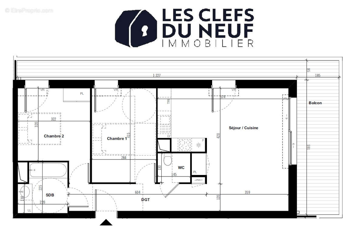 Appartement Toulouse 3 pièces 63 m2 + 25m² de terrasse ! - photo 7
