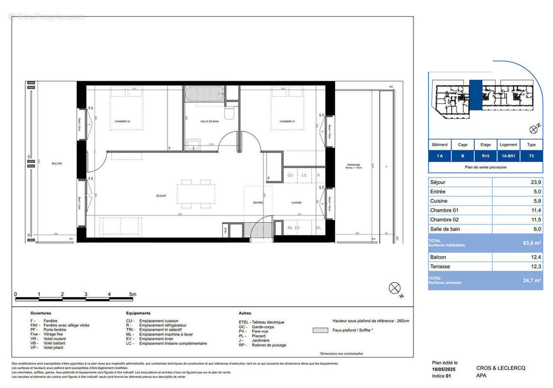 Appartement à TOULOUSE